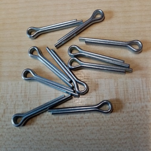 Split Pins Cotter Lock Retaining Pin Steel Zinc Plated 